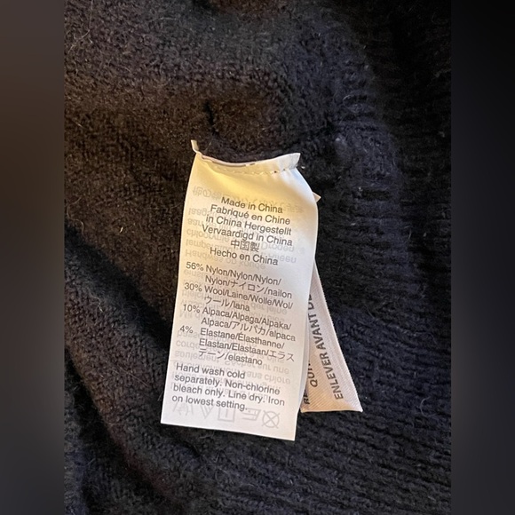 J Crew Crewneck Gathered Sweater In Black Size M - Picture 11 of 14